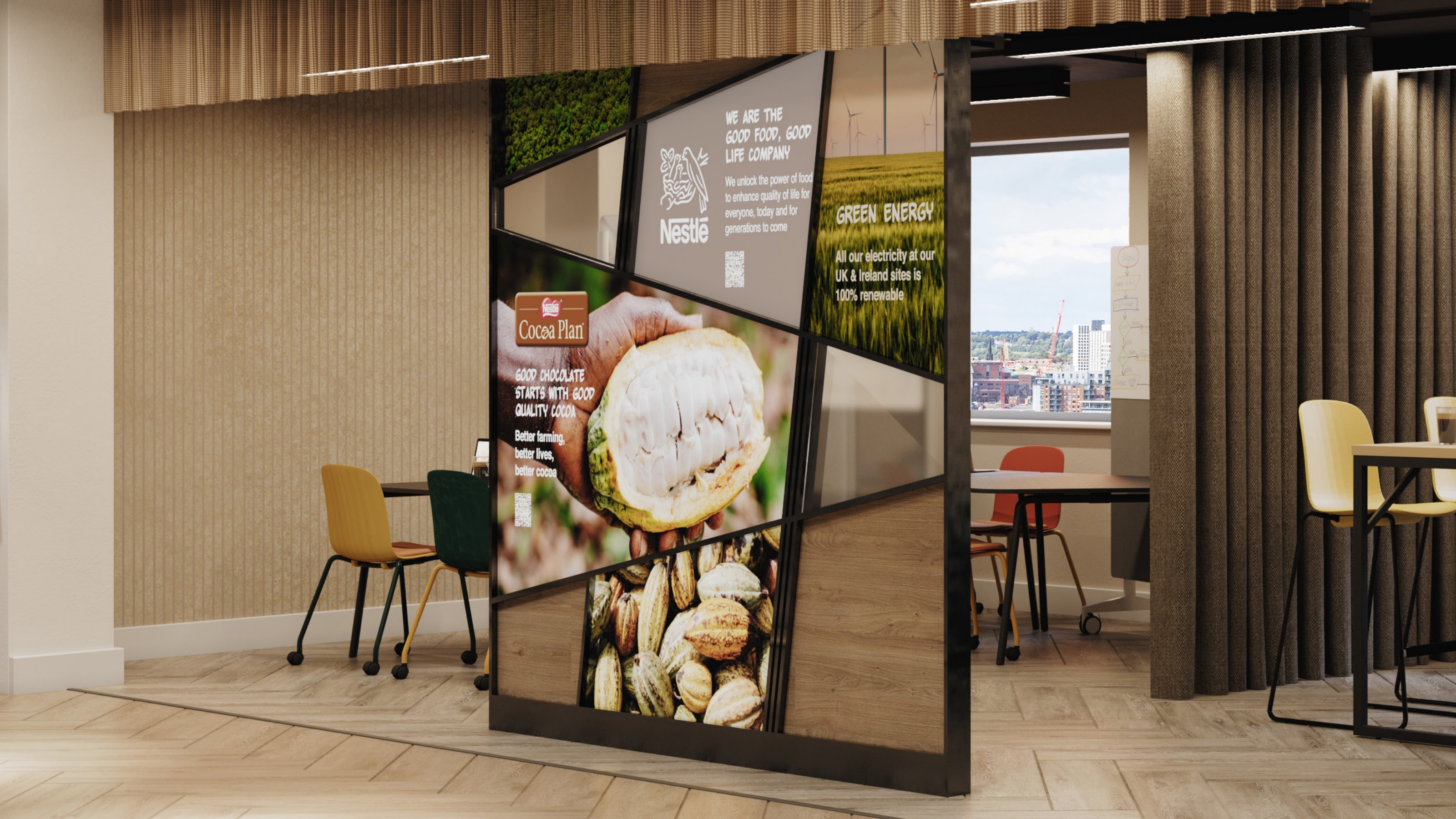 Nestlé — HQ wayfinding and messaging